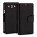Galaxy S3 Case, ModeBlu [Classic Diary Series] [Black] Wallet Case ID Credit Card Cash Slots Premium Synthetic Leather [Stand View] for Samsung Galaxy S3