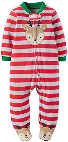 Carter's Baby Boys' Fleece Striped Sleeper