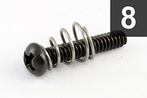 Allparts GS-0007-003 Pack of 8 Black Single Coil Pickup Screws