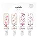 Stadela Baby Pacifier Clip Holder - Girl 4 Pack Gift Set – Vintage Rose Flowers Floral Pink, Coral, Green, Gray, Blush