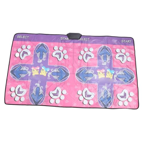 Oreilet Electronic Dance Mat for TV PC, Double Player Dance Pad for Kids Adults Boys Girls, Musical Interactive Dancing Step Pad for 3 4 5 6 7 8, Motion Sensing Games, Puzzle Games