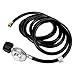 X Home 12 Feet Low Pressure Propane Regulator and Hose for QCC1 LPG Tank and LP Gas Grill, Heater, Fire Pit and More, 3/8 inch Female Flare Fitting, 11 w.c.