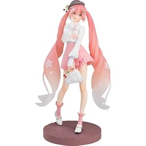 グッドスマイルカンパニー[GOOD SMILE COMPANY] 【SMILE VALUE 2025】 POP UP PARADE キャラクター ボーカル シリーズ01 初音ミク 桜ミク お花見コーデVer. ノンスケール プラスチック製 塗装済み完成品