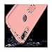 Xiaomi Redmi Note 7 / Redmi Note 7 Pro Case, GUANING [3 in 1] Full Body Protection Matte Shockproof Anti-Scratch Cover 360 Rotating Kickstand Magnetic Ring Holder Case with Tempered Glass, Rose Gold
