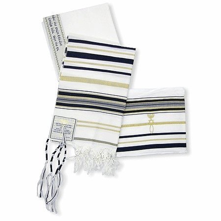 New covenant prayer shawl tallit english/hebrew with ma…