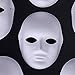 BESTOYARD 12pcs Full Face Mask Halloween Mask White DIY Mask Dance Cosplay Masquerade Party Mask (6pcs Male and 6pcs Female)