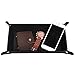 365park Valet Tray, Watch Coin Change Jewelry Key PU Leather EDC Valet Tray Box (Z001-Black)