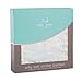 aden + anais Silky Soft Metallic Stroller Blanket, 100% Cotton Bamboo Muslin, 4 Layer Lightweight and Breathable, 27.5 X 27.5 inch, Skylight Birch