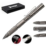 WUBEN 3 in 1 Tactical Pen with USB Rechargeable LED Flashlight Glass Breaker Writing Ballpoint Pen for Self Defense Outdoor Survival Tool