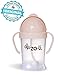 Weighted straw cup | ZoLi BOT Straw Sippy Cup Blush Pink, most loved training cup, toddler transition cup, sippy cup with handles