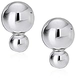 kate spade new york Double Bauble Silver Stud Earrings