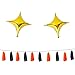 45 Pack Halloween Balloons Set Bat Tassels Inflatable Happy Halloween Swirl Ceiling Hanging Decorations Party Favors Supplies