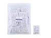 50 Pack 3 Gram Silica Gel Desiccant Bags - Composite Paper Drying Packets