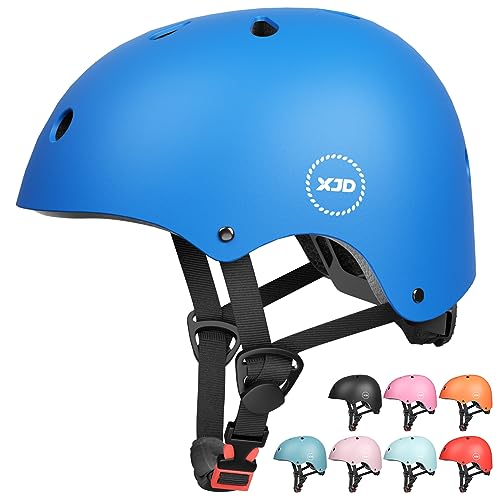 XJD Fahrradhelm Kinder Jugend Kinderhelm Einstellbare Skateboard Helm Skaterhelm für Fahrrad Skateboard Scooter Roller Kinderfahrradhelm für 3-13 Alt