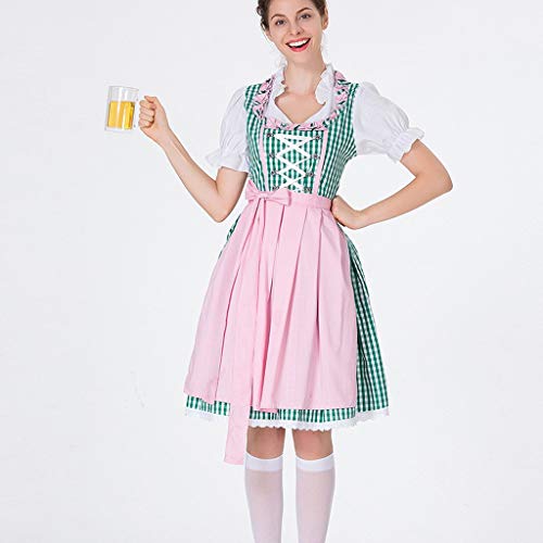 Staron Womens German Oktoberfest Dirndl Dress Beer Festival Dress Carnival Oktoberfest Cosplay Costumes