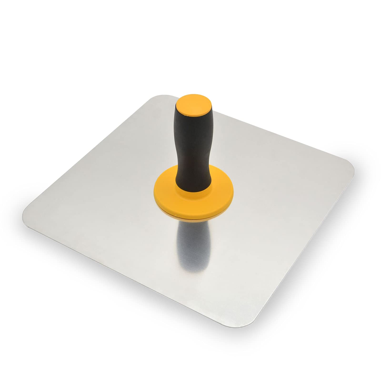 Plaster Hawk, 300mmx300mm Aluminum Plastering Drywall Tool with Soft Grip Handle.