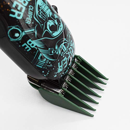 ZEROKIWI Professional Hair Clipper Guide Combs #3170-400, 8 Colors 8 Lengths Cutting Guards 1/8-1\