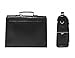 ECOSUSI Briefcase for Women Laptop Bag for Work Briefcase Crossbody Messenger Bags Vegan Leather Satchel Purse Fit 14 Inches Laptop, Black