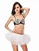 Dressystar Women's Adult Tulle Tutu Ballet Dance Fluffy Skirt Assorted Colors White,One Size