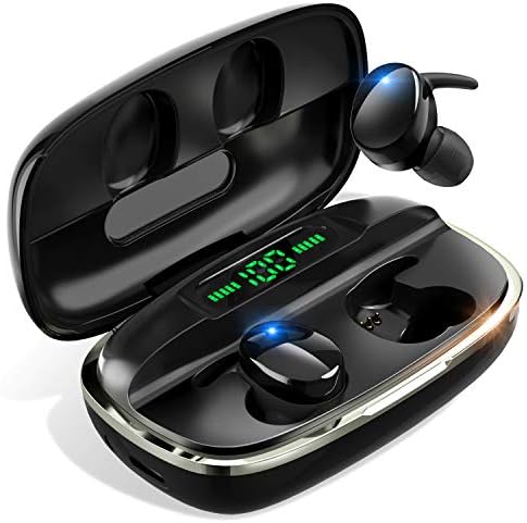 Bluetooth5 1 イヤホン 瞬時接続 Bluetooth 日時指定 自動ペアリング 蓋を開けたら接続 Hi Fi高音質 Cvc8 0ノイズキャンセリング c対応 完全ワイヤレス 4000mah充電ケース付 Ledデジタル残量表示 最大680時間待ち受け 左右分離型 ブルートゥース Iphone 片耳対応 マイク