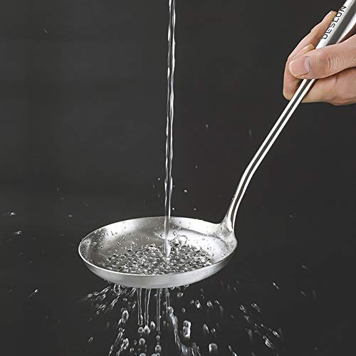 DELSON Skimmer Slotted Spoon Rustproof, Integral Forming Durable