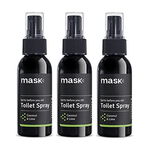 Mask Toilet Odor Eliminator Spray, NonAerosol Odor Neutralizer Spray, SpritzBeforeYouSit