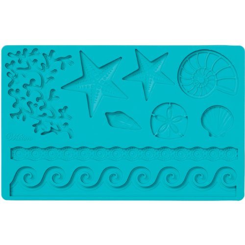 Wilton fondant and gum paste silicone mold, sea life