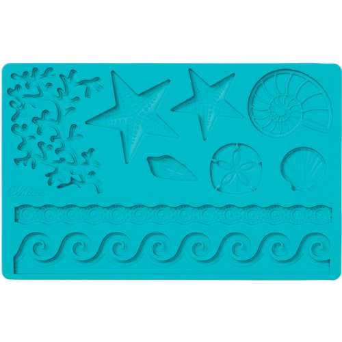 Wilton Fondant and Gum Paste Silicone Mold, Sea Life