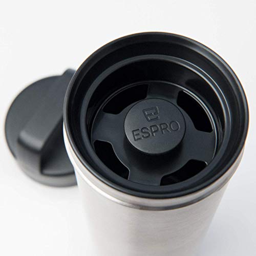 Espro 5116C-BS Ultralight Coffee Press, Vacuum Insulated, Stainless Steel, 16 oz (Brushed) - Thumbnail 3