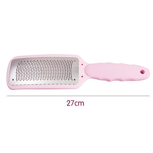 Pevor Metal Foot Rasp Foot File and Callus Remover. Callus remover Beauty Tool. Foot Care Pedicure to Remove Hard Skin (pink)