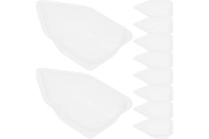 Gatuida 10pcs Plastic Weighing Dishes Weigh Boats for Powder Measurement Lightweight and Compact Laboratory