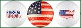 EnjoyLife Inc USA Flag Variety Golf Ball Gift Set