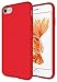 Diztronic Matte Red iPhone 7 Case/iPhone 8 Case, Full Matte Slim-Fit Flexible TPU Case for Apple iPhone 7 & 8 (Matte Red)