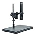 Monocular Big Heavy Duty Metal Boom Stereo Microscope Camera Table Stand Holder 50mm Ring +300X Zoon C-Mount Lens (300X Zoon Lens)