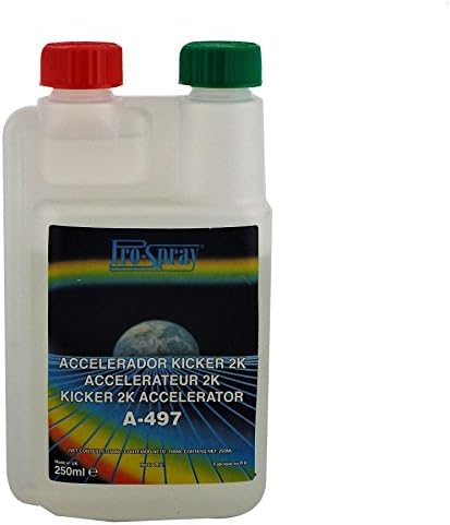 Pro-Spray A-497 2 Component Primer/Paint/Lacquer 2K Accelerator 250ml, rapidly speeds up the dry time of 2k Paints, ClearCoats and mainly 2k Primers