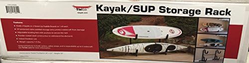 Tie Yak Kayak Storage Rack Stand SUP Holds 2 Kayaks or Paddle Boards TieYak