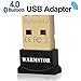 USB Bluetooth Adapter for PC, Warmstor Bluetooth 5.1 Dongle Receiver Support Windows 11/10/8.1/8/7 for Desktop, Laptop, Bluetooth Headsets, Speakers, Keyboard, Mouse, Printer