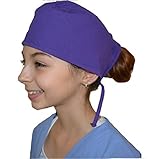 Purple Kids Scrub Cap Hat