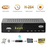 Leelbox Digital Converter Box for Analog TV 1080P ATSC Converters with Recording, Pause Live TV, Multimedia Playback HDTV Set Top Box