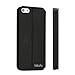 iPhone SE/5S Case, Labato 100% Handmade Genuine Leather Flip Case Cover for iPhone 5/5S/SE Case with Windows View Stand Folio Case Magnetic Cover in Black, Lbt-I5S-11L10