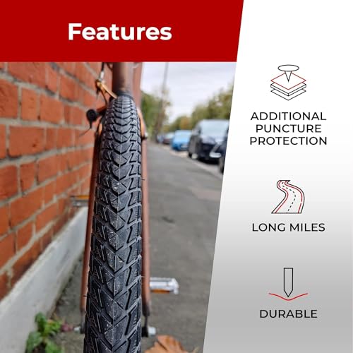 Fincci Pair 700x35c Tire 37-622 Foldable 60 TPI City Commuter