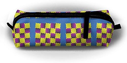 Fashion Pencil Case Zipper Pen Pouch Moving Optical Illusion Printing Student Small Pen Bag Rectangular Pouch