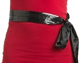 Womens Glamorous Sequin Sequence Fashion Sash