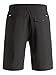 Quiksilver Men's Everyday Solid Amphibian Hybrid 21 Inch Short, Black, 31