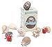 Kitan Club Putitto Hedgehog Cup Toy - Blind Box Includes 1 of 8 Collectable Figurines - Hangs on Thin, Flat Edges - Authentic Japanese Design - Made from Durable Plastic