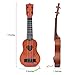 YEZI Kids Toy Classical Ukulele Guitar Musical Instrument, Brown