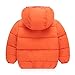 Happy Cherry Boys Girls Hooded Down Jacket Winter Warm Fleece Coat Windproof Zipper Puffer Outerwear 2T-7T