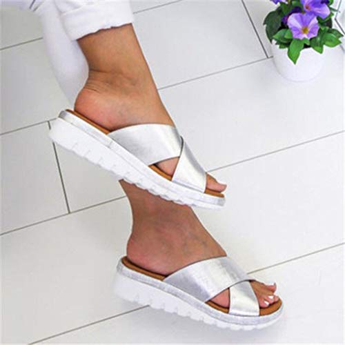 Dressin Women's Sandals 2019 New Women Comfy Platform Sandal Shoes Summer Beach Travel Shoes Fashion Sandal Ladies Shoes