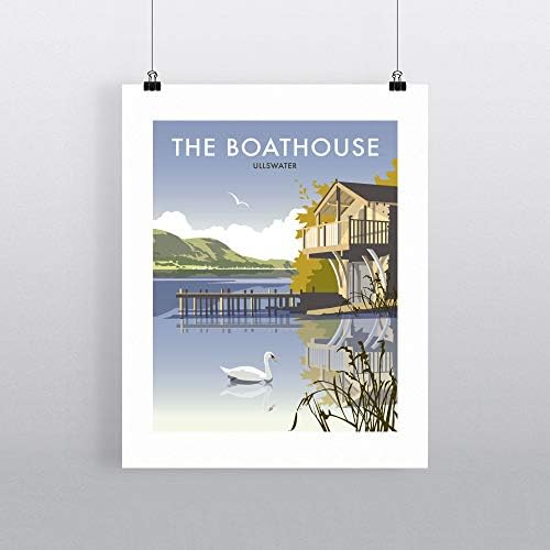 Star Editions The Boathouse Ullswater Graphic Art Print, Multicoloured, One Size