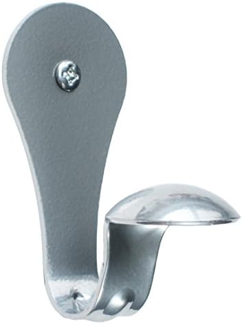 SmartHook ColorZ Garment Friendly Single Coat Hook (3 Pack, Chrome)